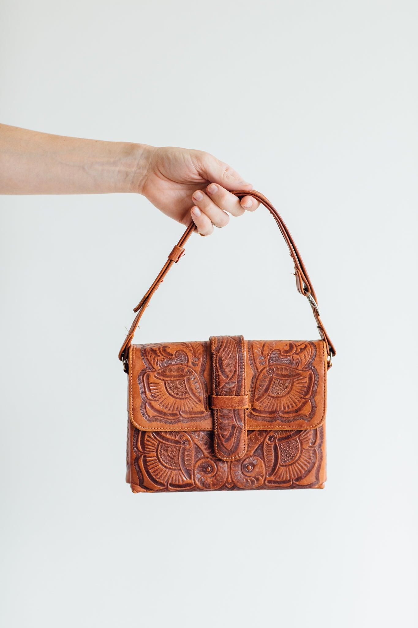 Tooled Leather Purse