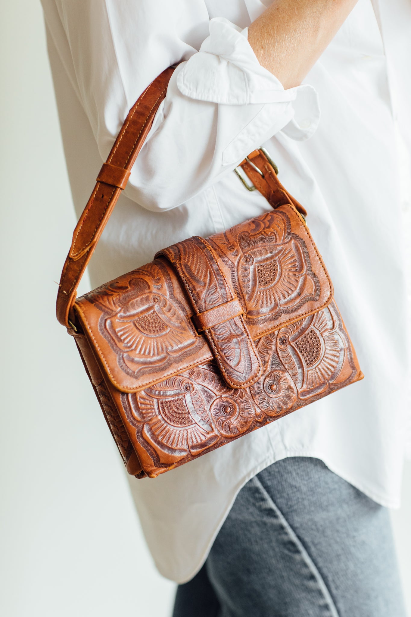 Tooled Leather Purse