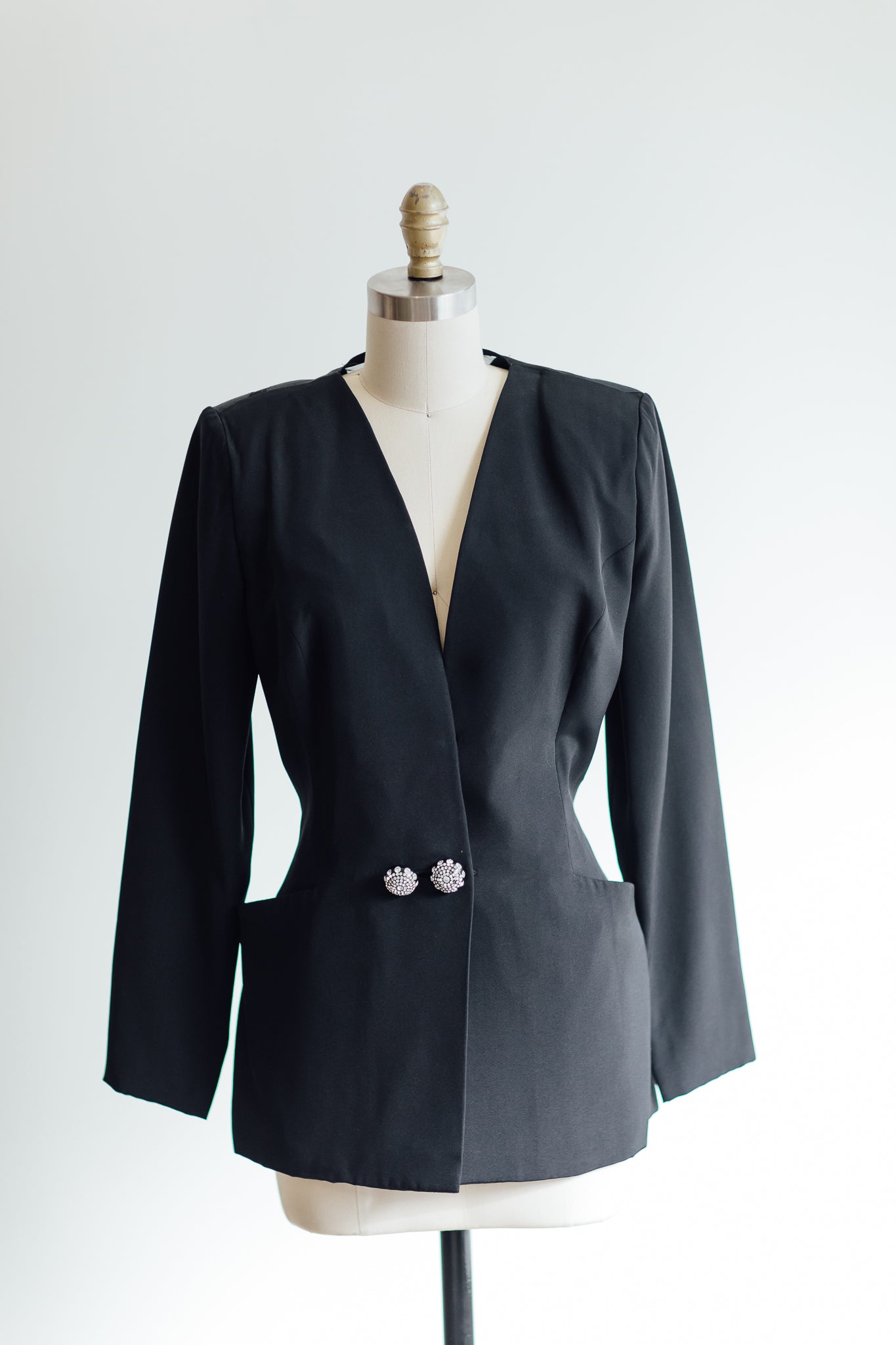 Vicky Tiel Silk Party in the Back Blazer