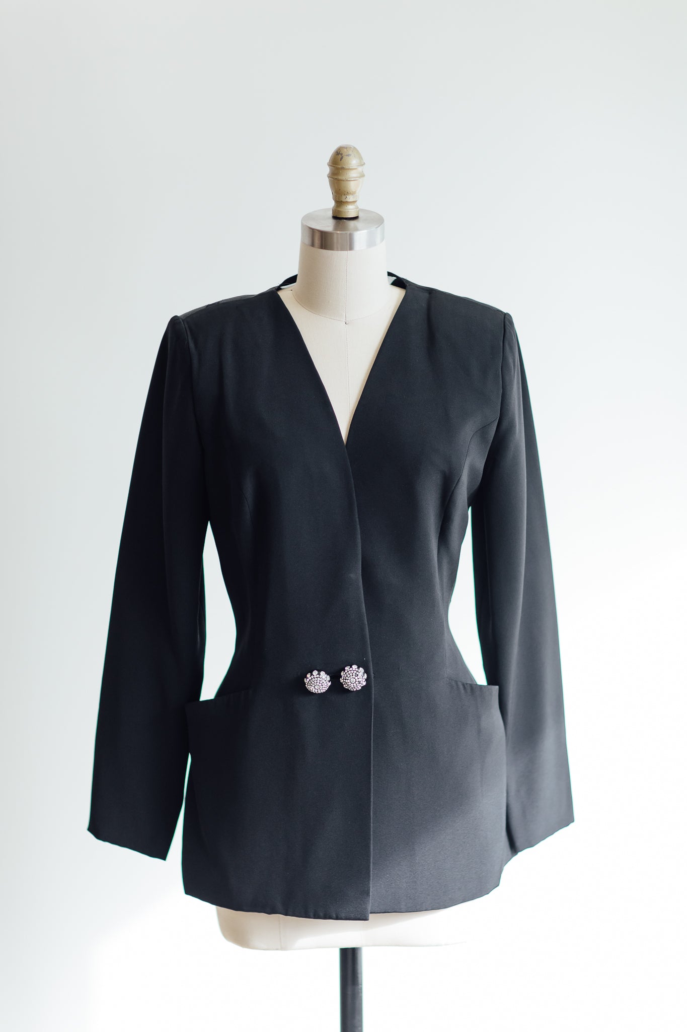 Vicky Tiel Silk Party in the Back Blazer