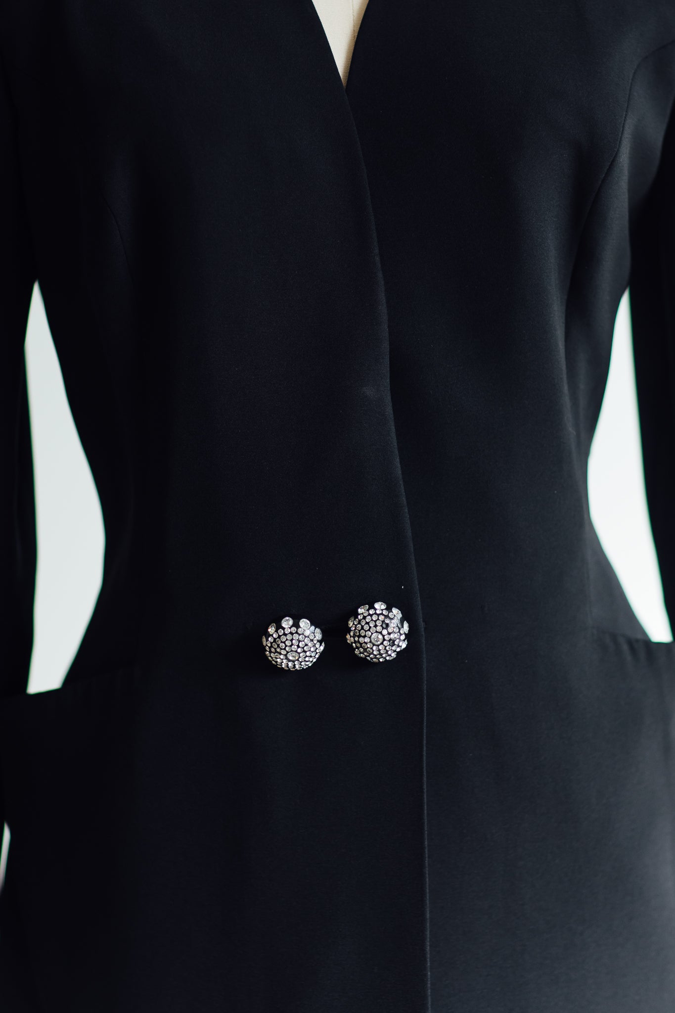 Vicky Tiel Silk Party in the Back Blazer