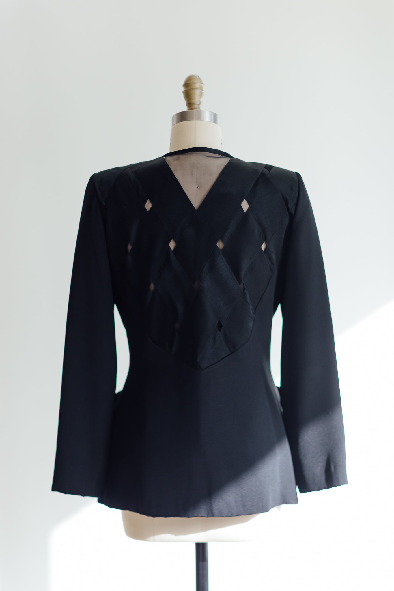 Vicky Tiel Silk Party in the Back Blazer