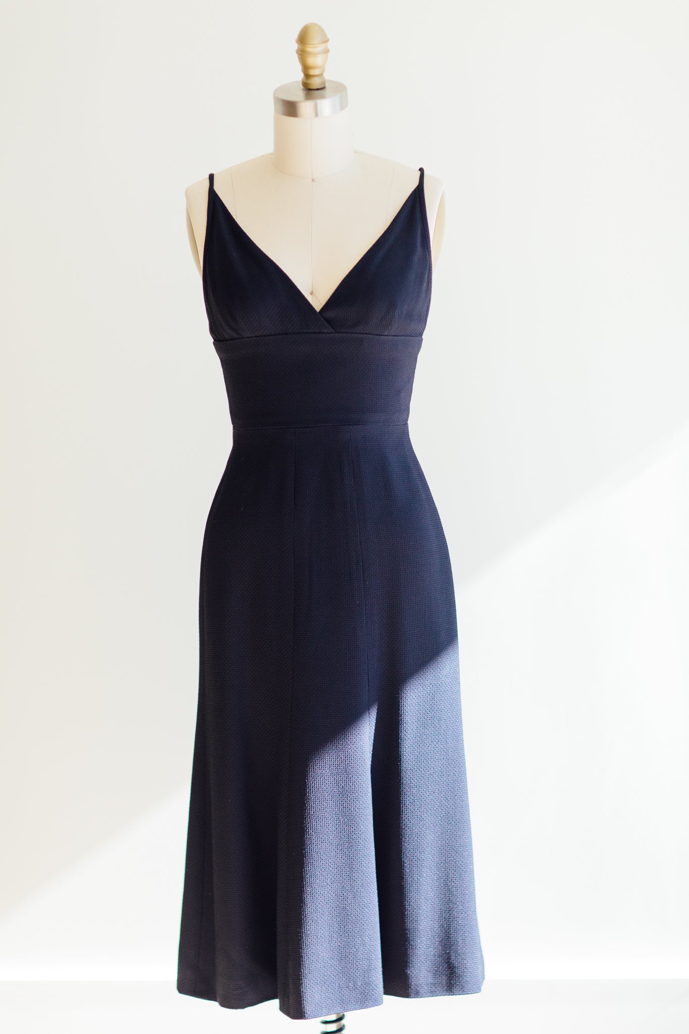 Chanel Navy Pique Dress