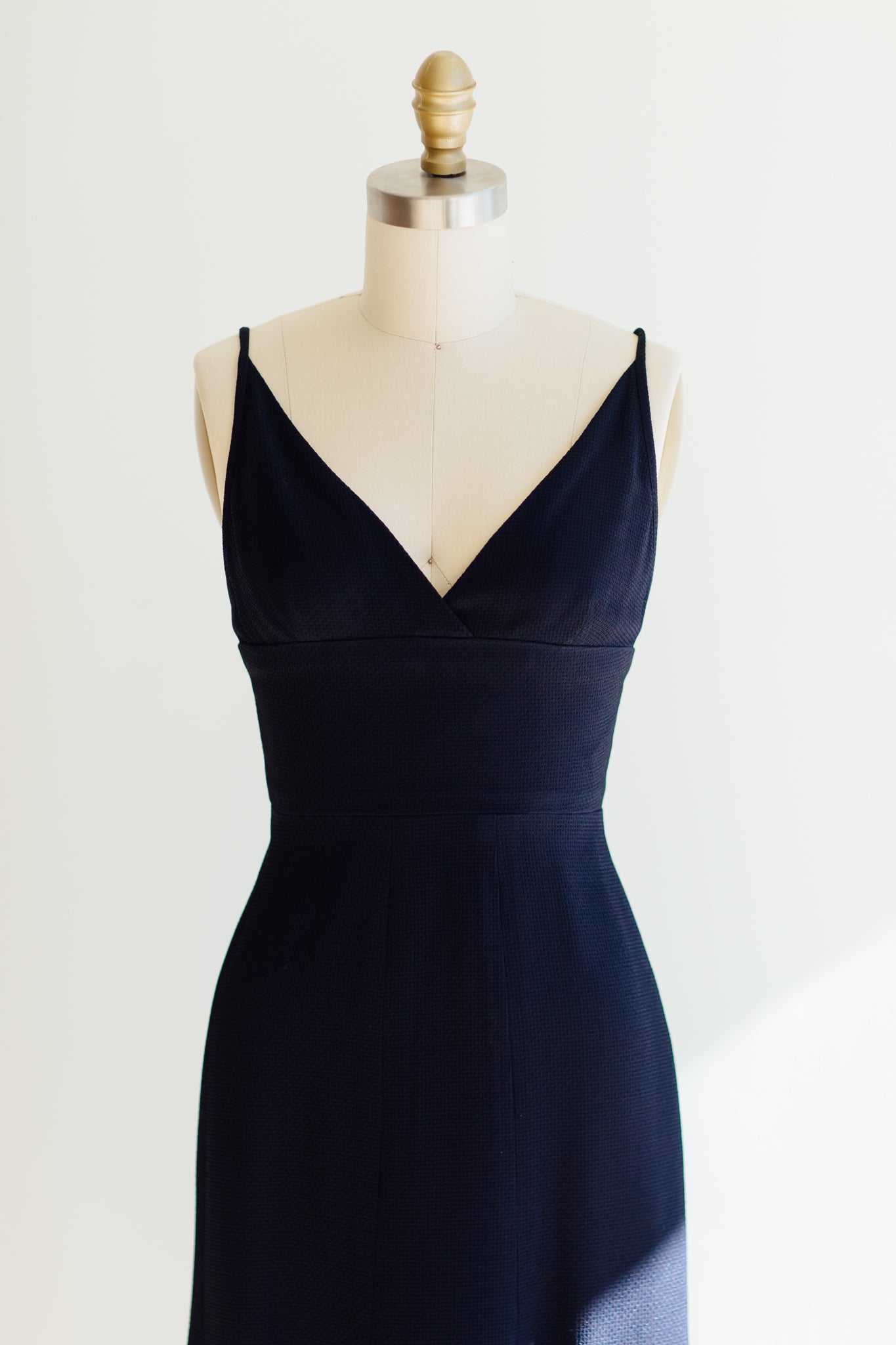 Chanel Navy Pique Dress