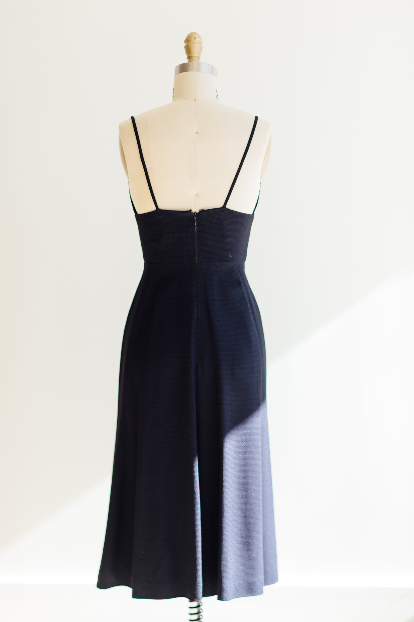 Chanel Navy Pique Dress