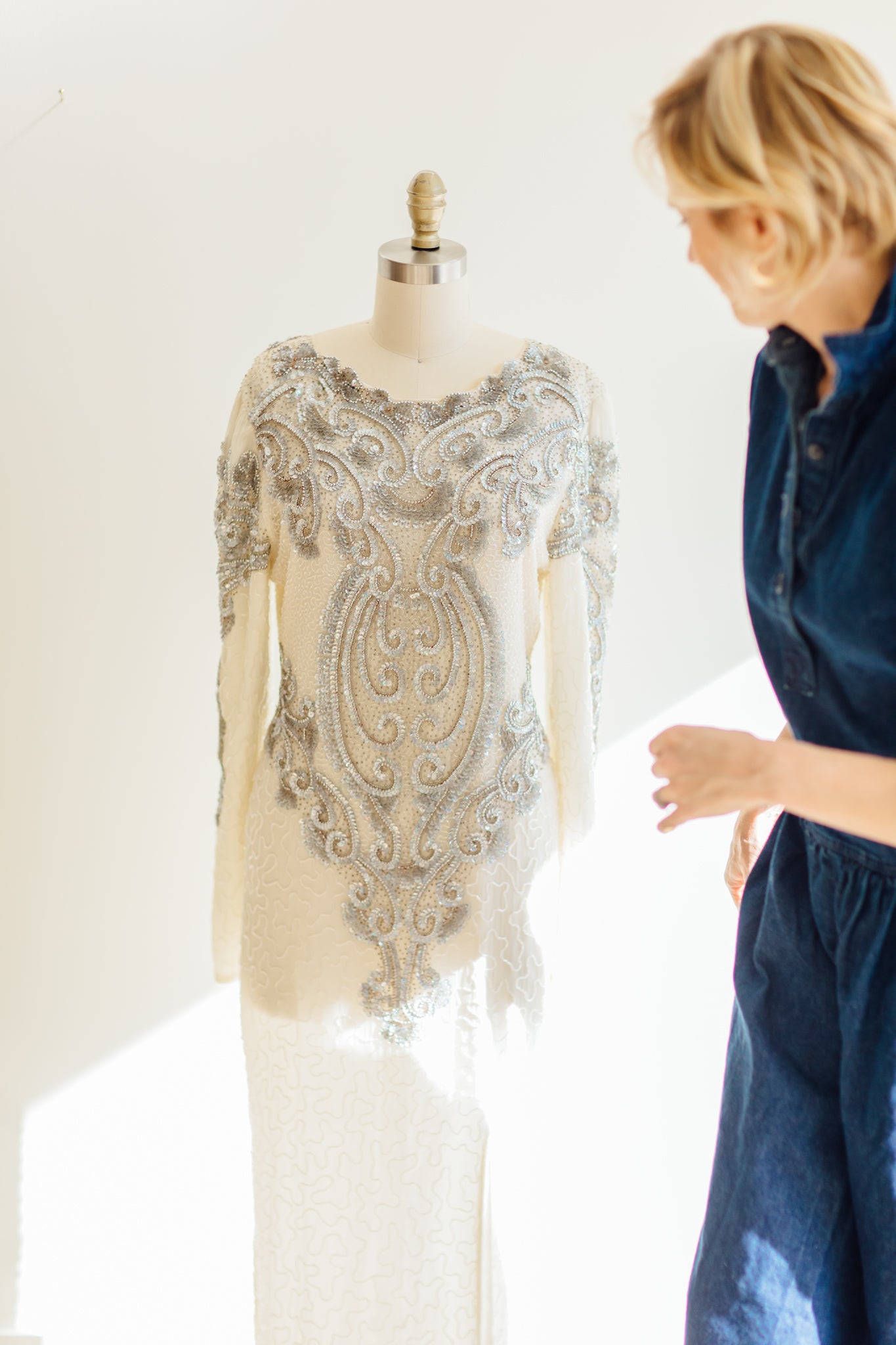 Snowqueen Sequined Gown