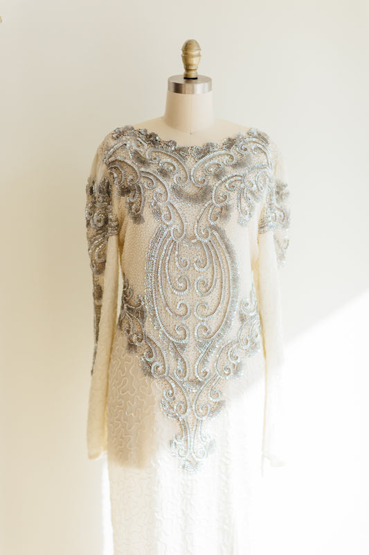 Snowqueen Sequined Gown