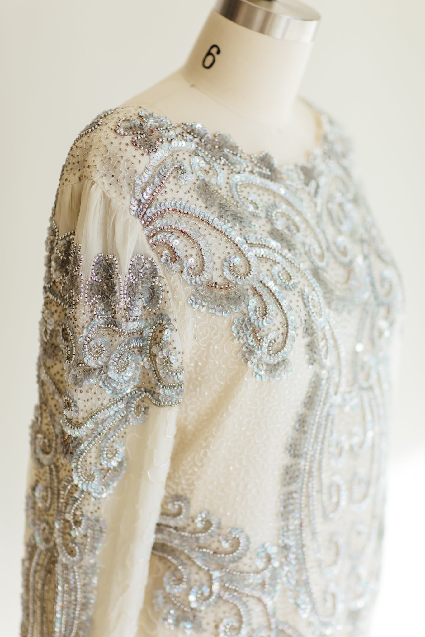 Snowqueen Sequined Gown