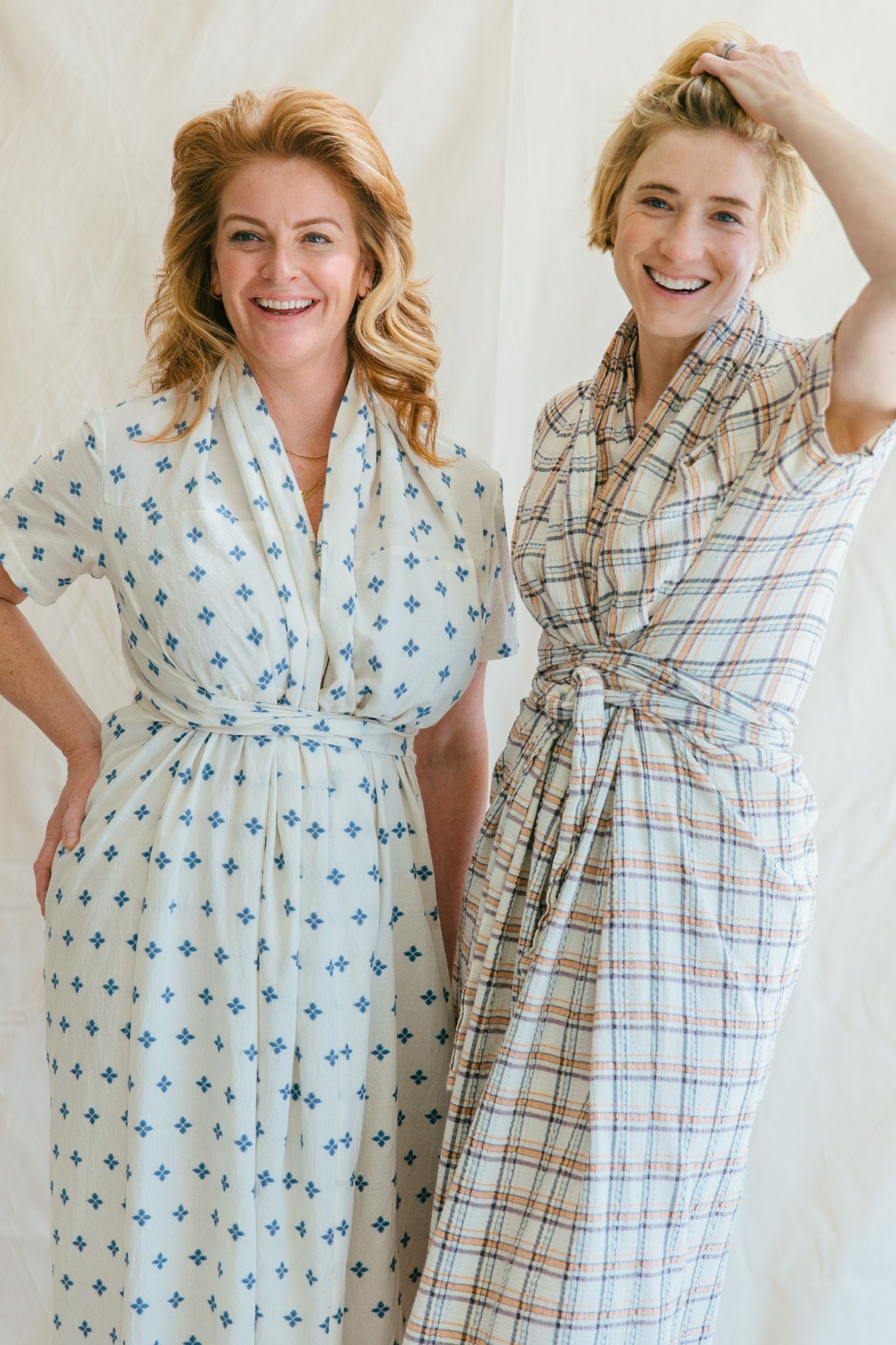 Caron Callahan Jocelyn Dress - Plaid Gauze