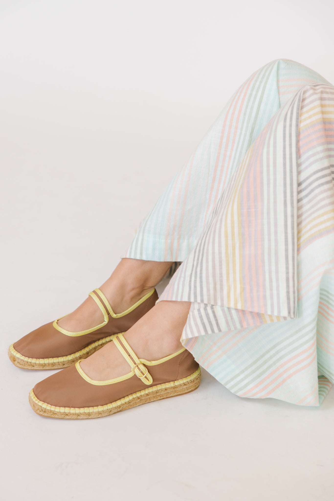 Naguisa Peonía Espadrille - Brown/Vanilla