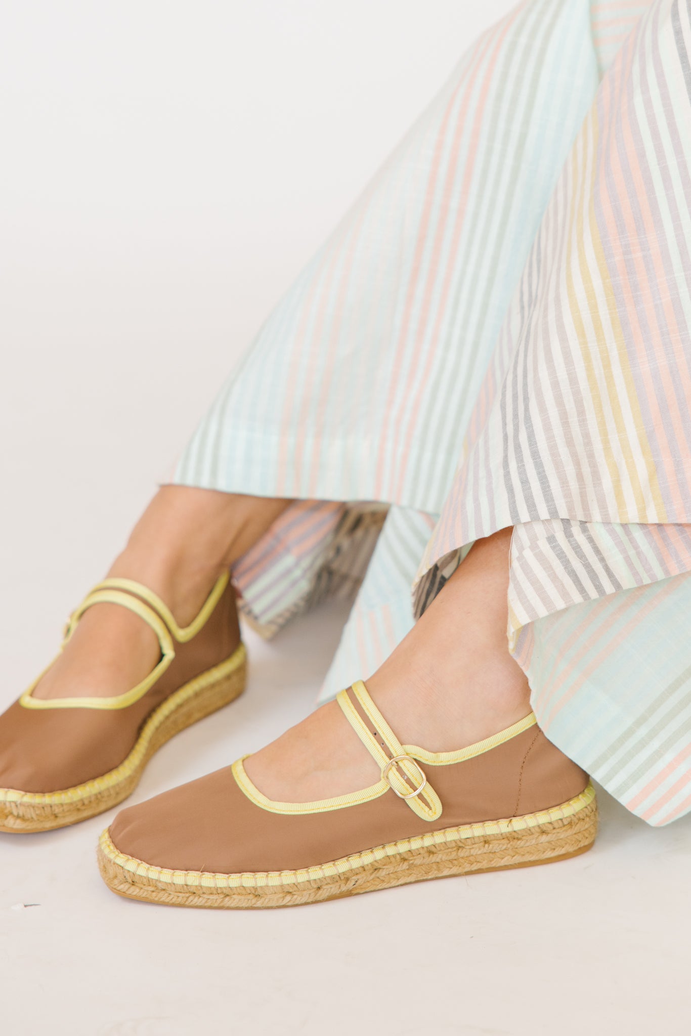 Naguisa Peonía Espadrille - Brown/Vanilla