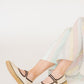 Naguisa Peonía Espadrille - Ecru/Brown