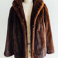 Umpa Chocolate Mink Fur Coat