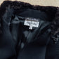 Valentino Black Wool and Fur Jacket