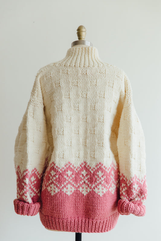 Mary Maxim Fisherman Sweater