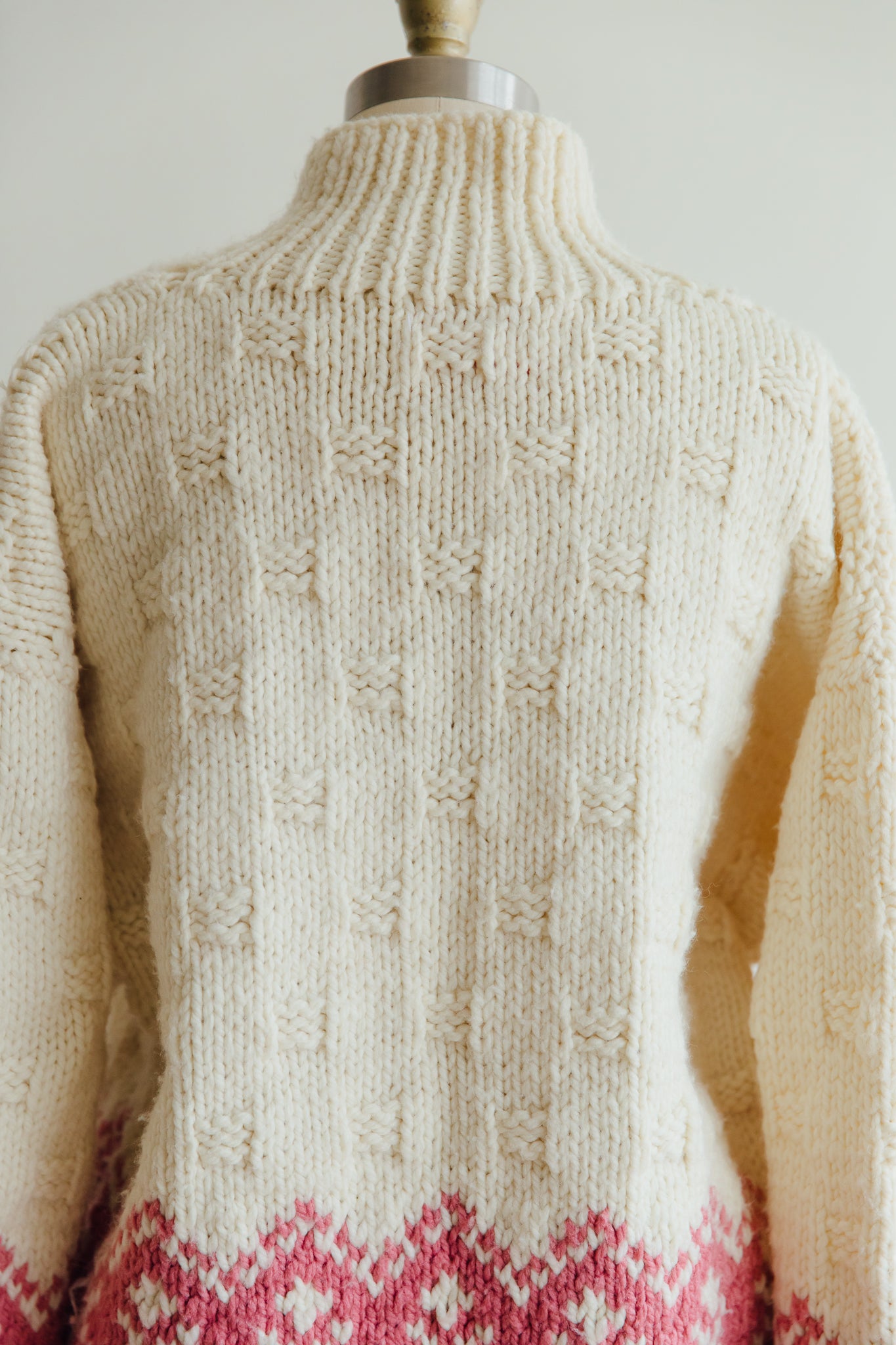 Mary Maxim Fisherman Sweater