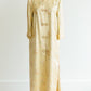 Oriental Yellow Silk Brocade Duster