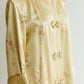 Oriental Yellow Silk Brocade Duster