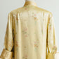 Oriental Yellow Silk Brocade Duster