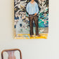 Justin Giunta Cowboy Compositions- Cowboy Standing on Ruin