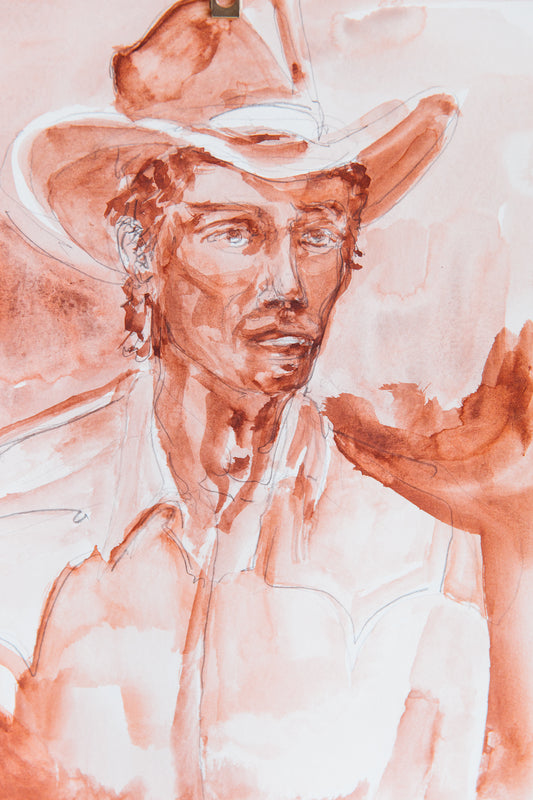 Justin Giunta Cowboy Compositions- Assorted Watercolors