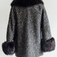 Weinberg's Charcoal Tweed Fur Jacket