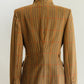 Bill Blass Brown Plaid Blazer