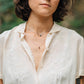 Cream Embroidered Short-Sleeve Button down