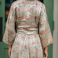 Taupe Chinese Brocade Dress
