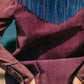 Purple Suede Fringe Button Down