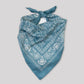 Last Chance Cotton Rosey Bandana - Faded Blue