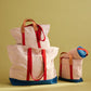 Immodest Cotton Small Zipper Tote - Sky