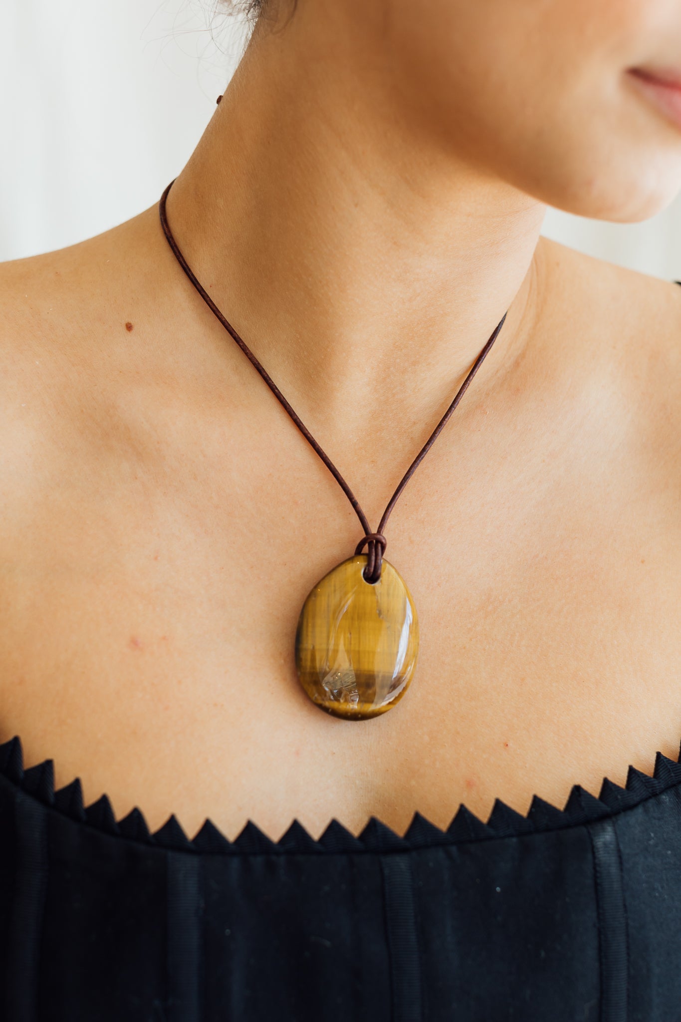 Matthew Swope Tiger's Eye Necklace