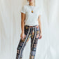Printed Bootcut Jeans