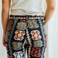 Printed Bootcut Jeans