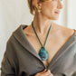 Matthew Swope Chryssocolla on Handmade Cotton Cord