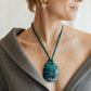 Matthew Swope Chryssocolla on Handmade Cotton Cord