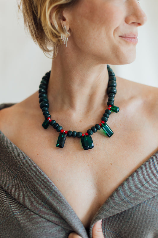 Matthew Swope Columbian Jade Necklace