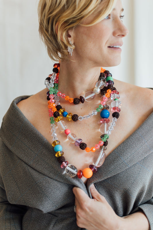 Matthew Swope Mixed Vintage Bead Necklace