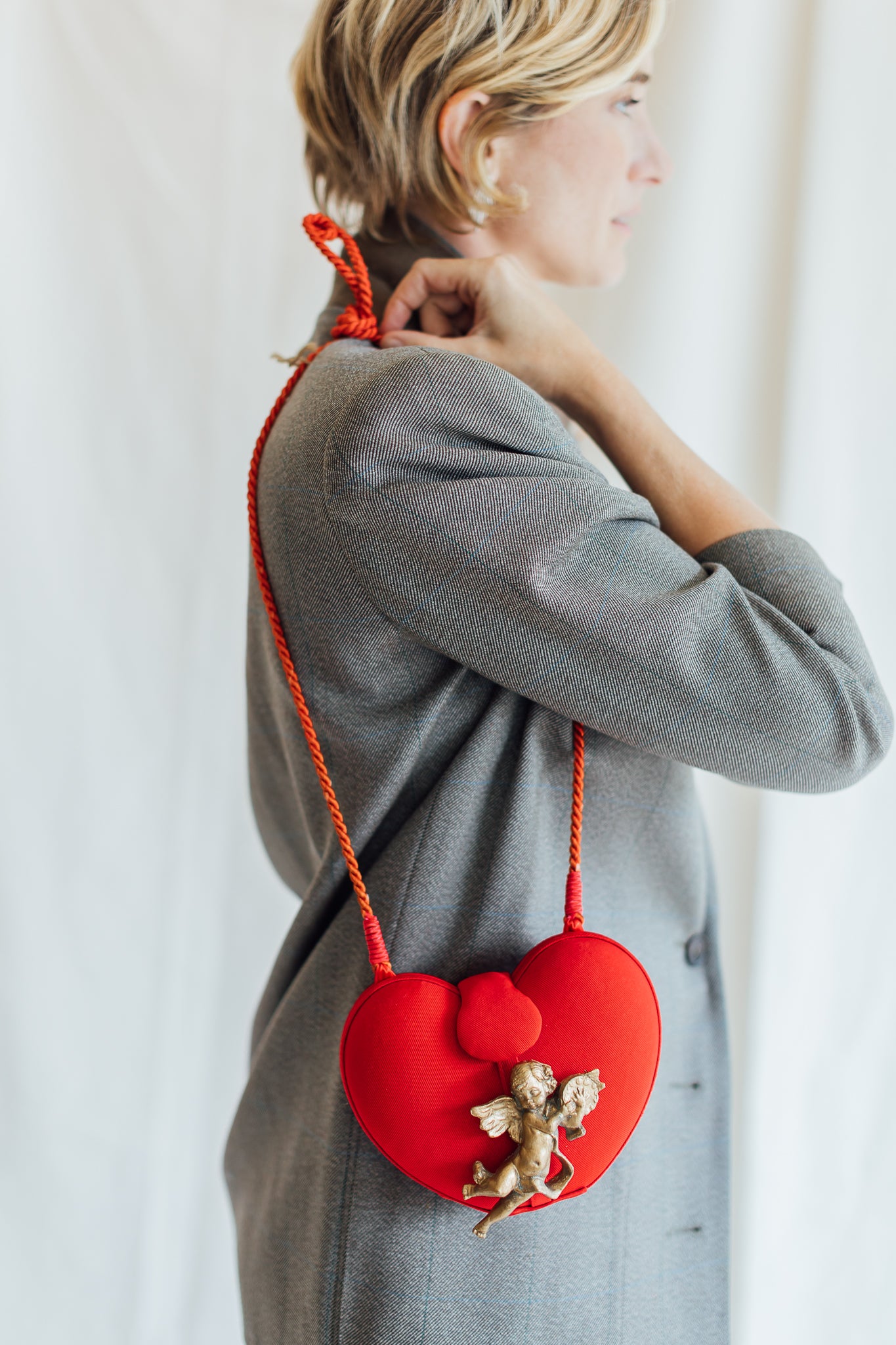 Timmy Woods Heart & Cherub Purse
