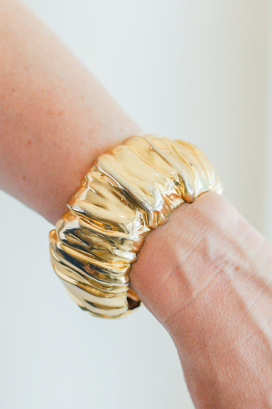 Gold Textured Cuff