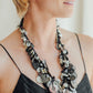 Mother-of-Pearl Button Necklace