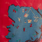 Island of Capri Red Silk Scarf