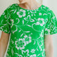 Hilo Green Hawaiian Maxi Dress