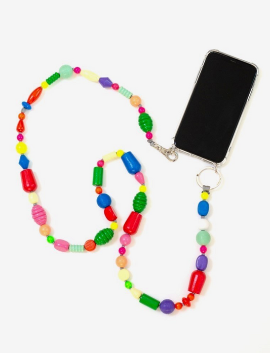 Bunter Mix Beaded Phone Chains