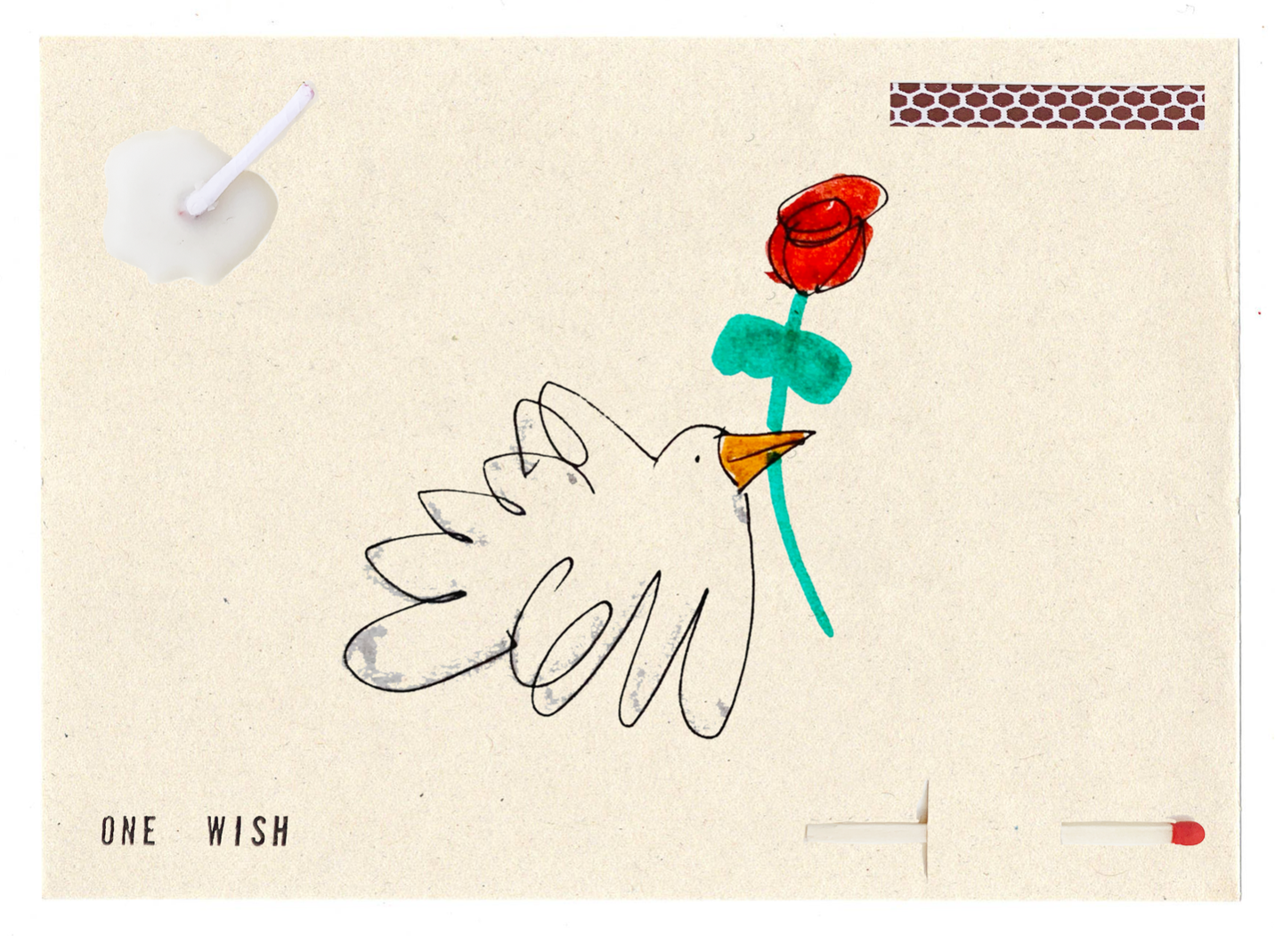Wish Card Love Bird