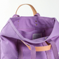 Immodest Cotton Small East West Tote - Iris