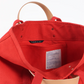 Immodest Cotton Small East West Tote Persimmon