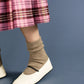 Hansel from Basel Shaggy Alpaca Turncuff Crew - Oatmeal