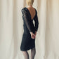 Tina Sequin Ruched Party Dress